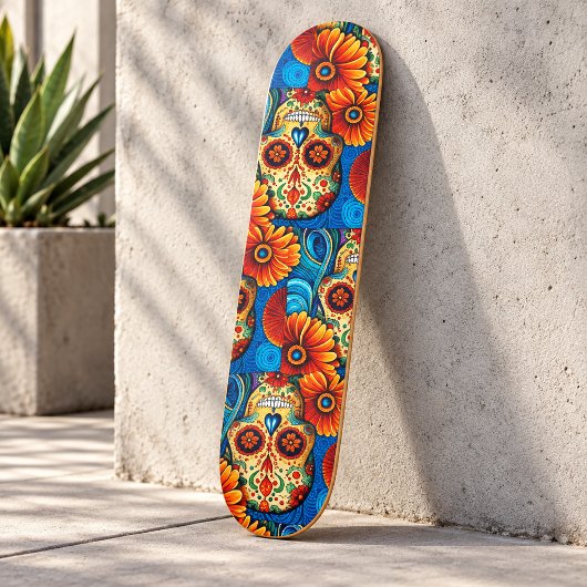 Zuckerschädel Skateboard