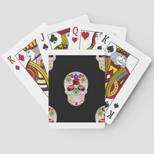 Zuckerschädel Spielkarten (Rückseite)