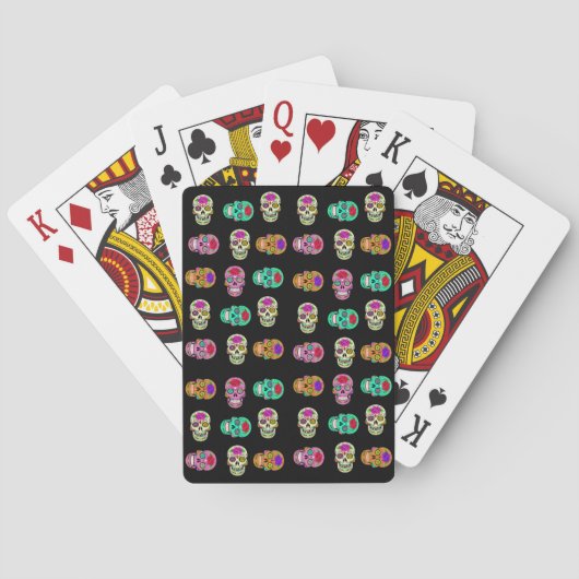 Zuckerschädel Spielkarten (Rückseite)