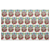 Zuckerschädel Stoff (Fat Quarter (45,7 x 55,9 cm))