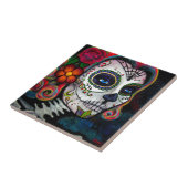 Zuckerschädel-Süßigkeit Fliese (Seite)