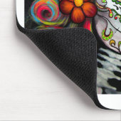 Zuckerschädel-Süßigkeit Mousepad (Ecke)