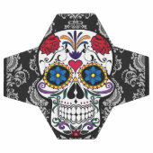 Zuckerschädel "Tag der Toten" Damaskatüre Custom Fußball (Flach)