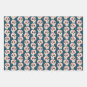 Zuckerschädel-Tag der Toten Geschenkpapier Set (Vorderseite 3)