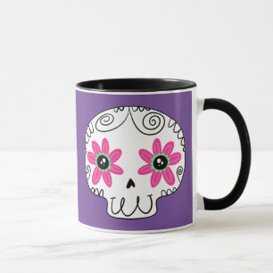 Zuckerschädel-Tag der Toten Tasse