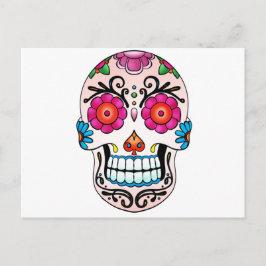 Zuckerschädel - Tag der Toten, Tattoo, Mexiko Postkarte