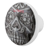 Zuckerschädel-Tag der toten Thunder_Cove Keramikknauf (Rechts)