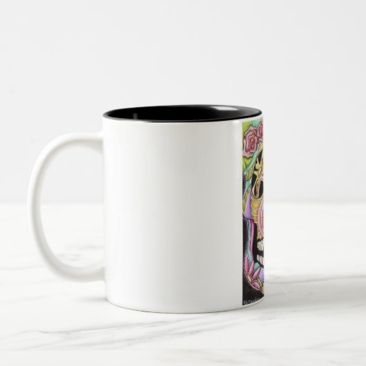 Zuckerschädel-Tasse Zweifarbige Tasse (Links)