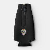 Zuckerschädel Tätowiersauger Dose oder Flasche Coo Flaschenkühler (Rückseite)