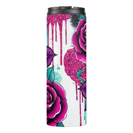 Zuckerschädel Thermosbecher (Rückseite)