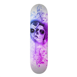 Zuckerschädel-tote Liebe-Plattform Skateboard