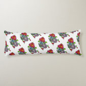 ZUCKERschädel U. -BLUME Seitenschläferkissen (Rückseite)