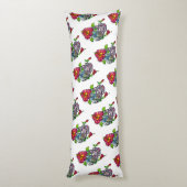 ZUCKERschädel U. -BLUME Seitenschläferkissen (Rückseite (Vertikal))