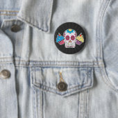 Zuckerschädel und -kleine Kuchen Button (Beispiel)