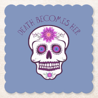 Zuckerschädel-Untersetzer Untersetzer