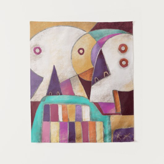 Zuckerschädel Wandteppich (Vorderseite)