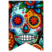 Zuckerschädel Wimpelkette (Zweite Fahne)