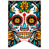 Zuckerschädel Wimpelkette (Dritte Fahne)