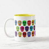Zuckerschädel Zweifarbige Tasse (Links)