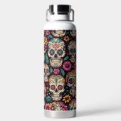 Zuckerschädelblüten Trinkflasche (Rückseite)