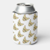 Zuckerschädelkatze - Tattoo-Design Dosenkühler (Kanne Rückseite)