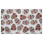 Zuckerschädelmuster farbenfroh Spaß Stoff (Fat Quarter (45,7 x 55,9 cm))