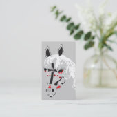 Zuckerschädelpferd Visitenkarte (Stehend Vorderseite)