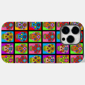 Zuckerschädelquadrate Case-Mate iPhone Hülle (Rückseite (Horizontal))