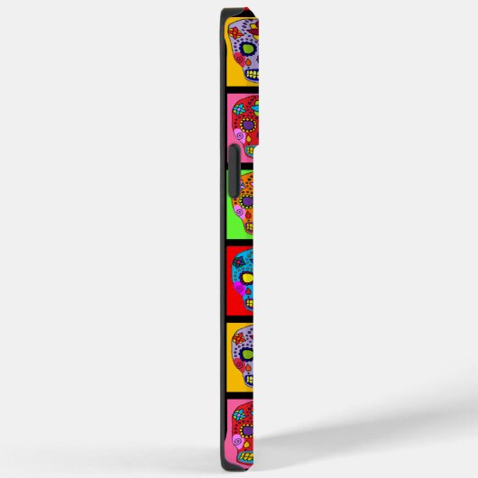 Zuckerschädelquadrate Case-Mate iPhone Hülle (Rückseite / Rechts)