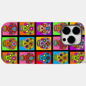 Zuckerschädelquadrate Case-Mate iPhone Hülle (Rückseite (Horizontal))