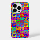 Zuckerschädelquadrate Case-Mate iPhone Hülle (Rückseite)