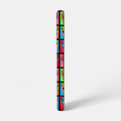 Zuckerschädelquadrate Samsung Galaxy Hülle (Linke Seite)