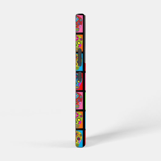 Zuckerschädelquadrate Samsung Galaxy Hülle (Rechte Seite)