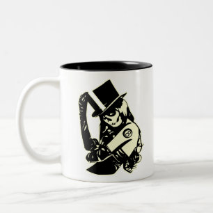 Zuckerschädeltag der Toten Tattoo 0055 Zweifarbige Tasse