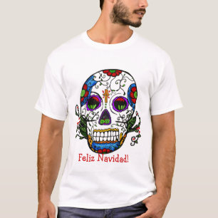 Zuckerschädelweihnachten, Feliz Navidad! T-Shirt