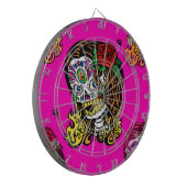 Zuckerschlucksmädchen Dartscheibe (Vorderseite Links)