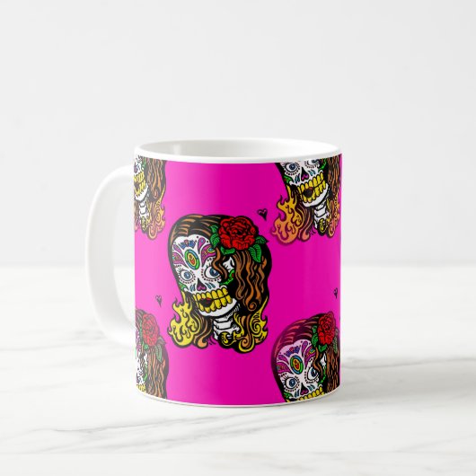 Zuckerschlucksmädchen Kaffeetasse (Vorderseite Links)
