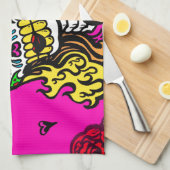 Zuckerschlucksmädchen Küchentuch (Viertel Falte)