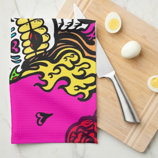 Zuckerschlucksmädchen Küchentuch (Viertel Falte)