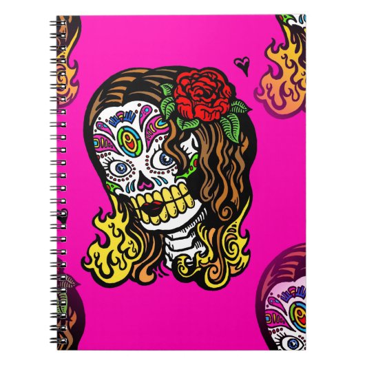 Zuckerschlucksmädchen Notizblock (Vorderseite)