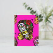 Zuckerschlucksmädchen Postkarte (Stehend Vorderseite)