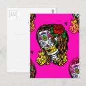 Zuckerschlucksmädchen Postkarte (Vorne/Hinten)