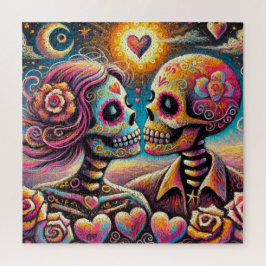 Zuckerschnecken in Liebe Impressionistische Khalkp Puzzle