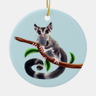 Zuckersegelflugzeug auf einer keramik ornament