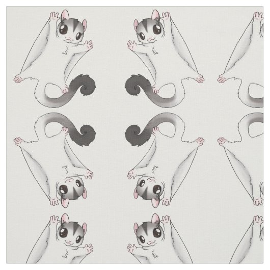 Zuckersegelflugzeug-Gleiten Stoff (Muster)