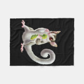 Zuckersegelflugzeug mit Hornwurm Fleecedecke (Vorderseite (Horizontal))