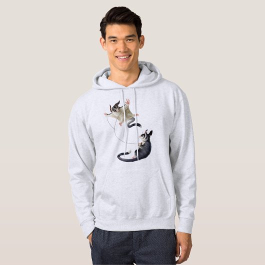 Zuckersegelflugzeugdrachen Hoodie (Vorne ganz)