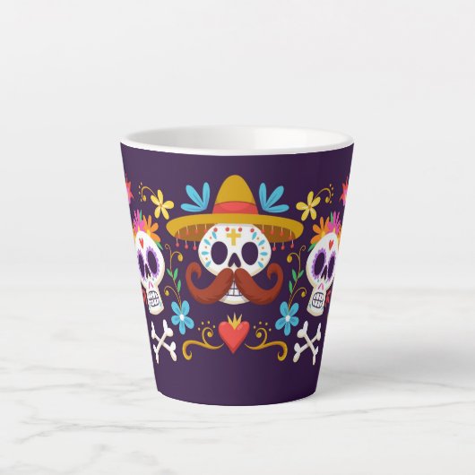 ZUCKERSKULLS Halloween-Tasse Milchtasse (Vorderseite)