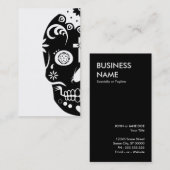 Zuckerskullz: 2 visitenkarte (Vorne/Hinten)