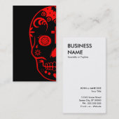 Zuckerskullz: 2 visitenkarte (Vorne/Hinten)